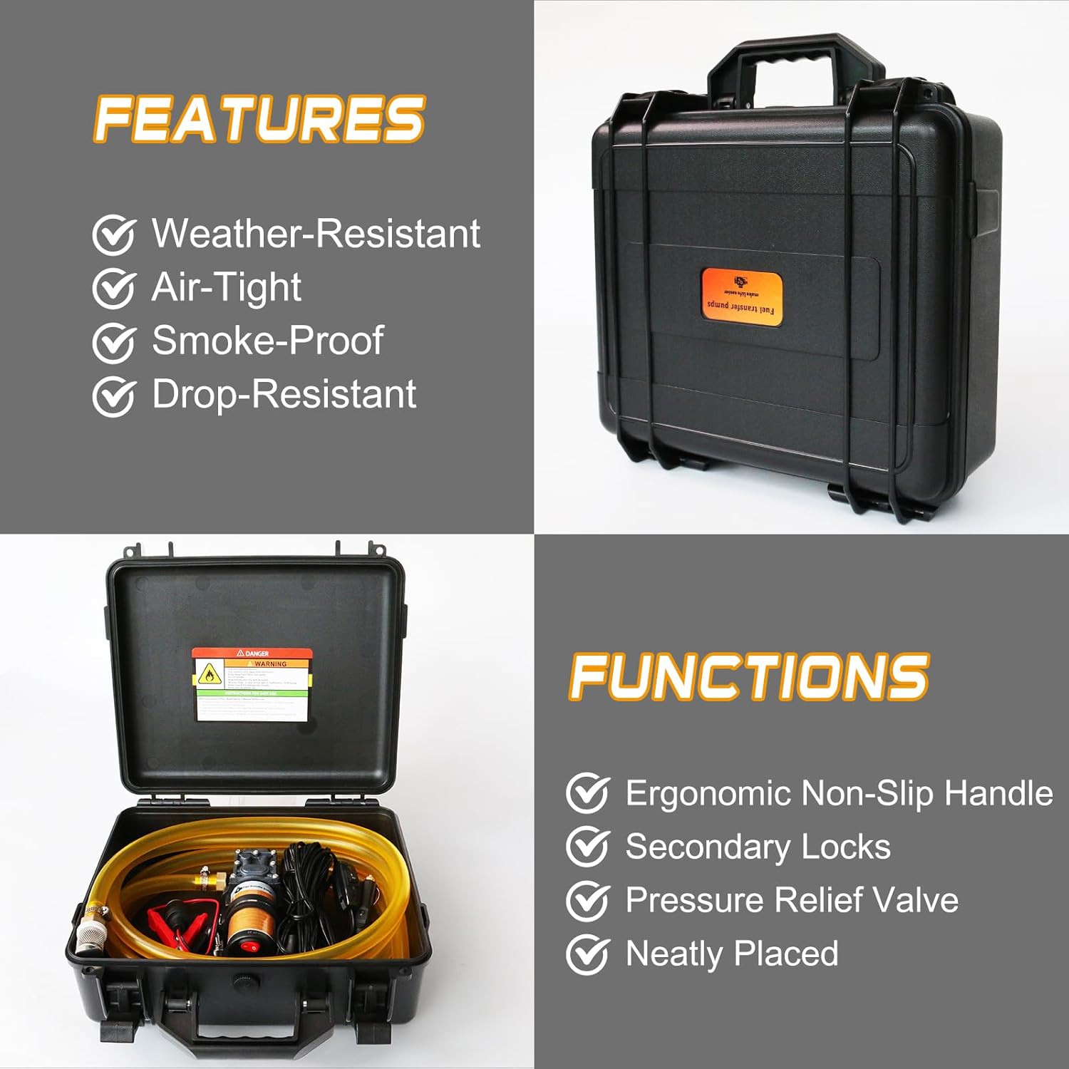 Thumbnail 5 de Steauty 12V Fuel Transfer Pump Kit 75W