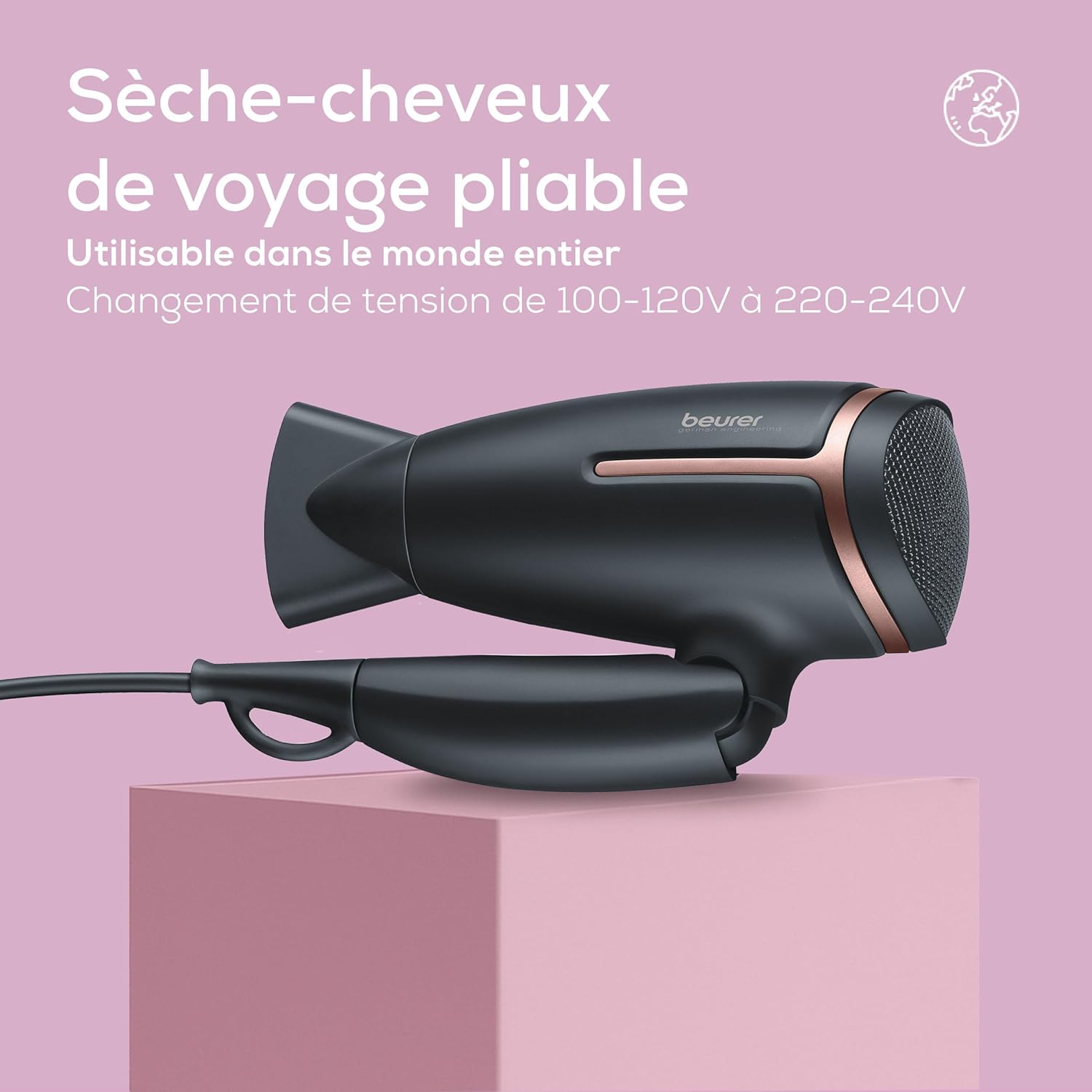 Thumbnail 1 de Beurer HC 25 Sèche-cheveux de voyage 1600 W
