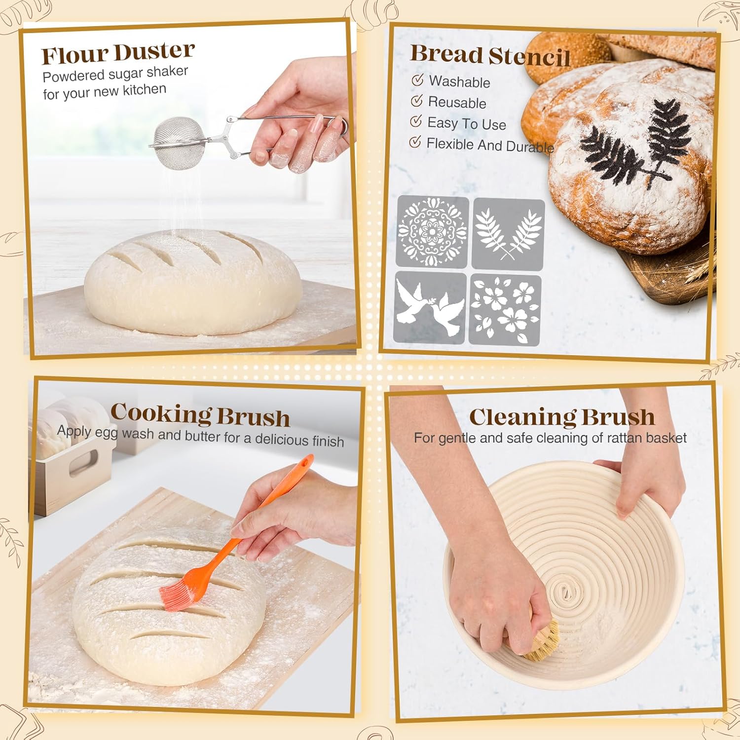 Detalle 1 de Sourdough Starter Kit 9 Inch 🍞