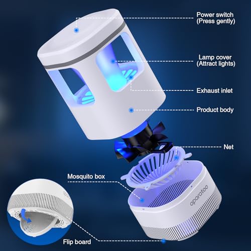 Thumbnail 7 de Tiptop Home Fly Killer Lamp – USB UV Insect Zapper for Home and Outdoor Use
