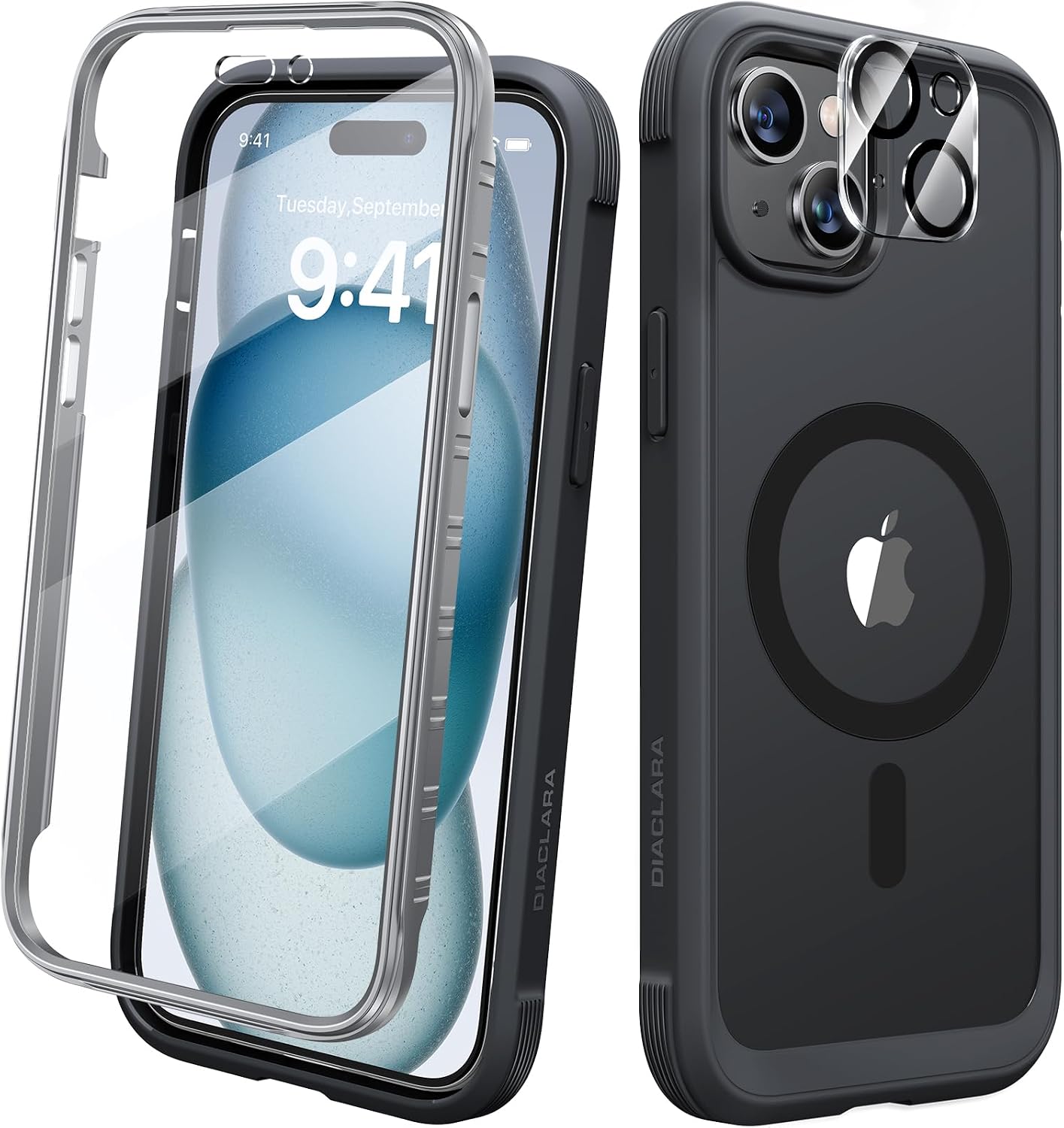 Detalle de Diaclara iPhone 15 case MagSafe 6.1" with screen protector