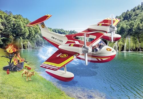 Thumbnail 2 de Playmobil 71463 Hydravion avec Pompier - Action Heroes