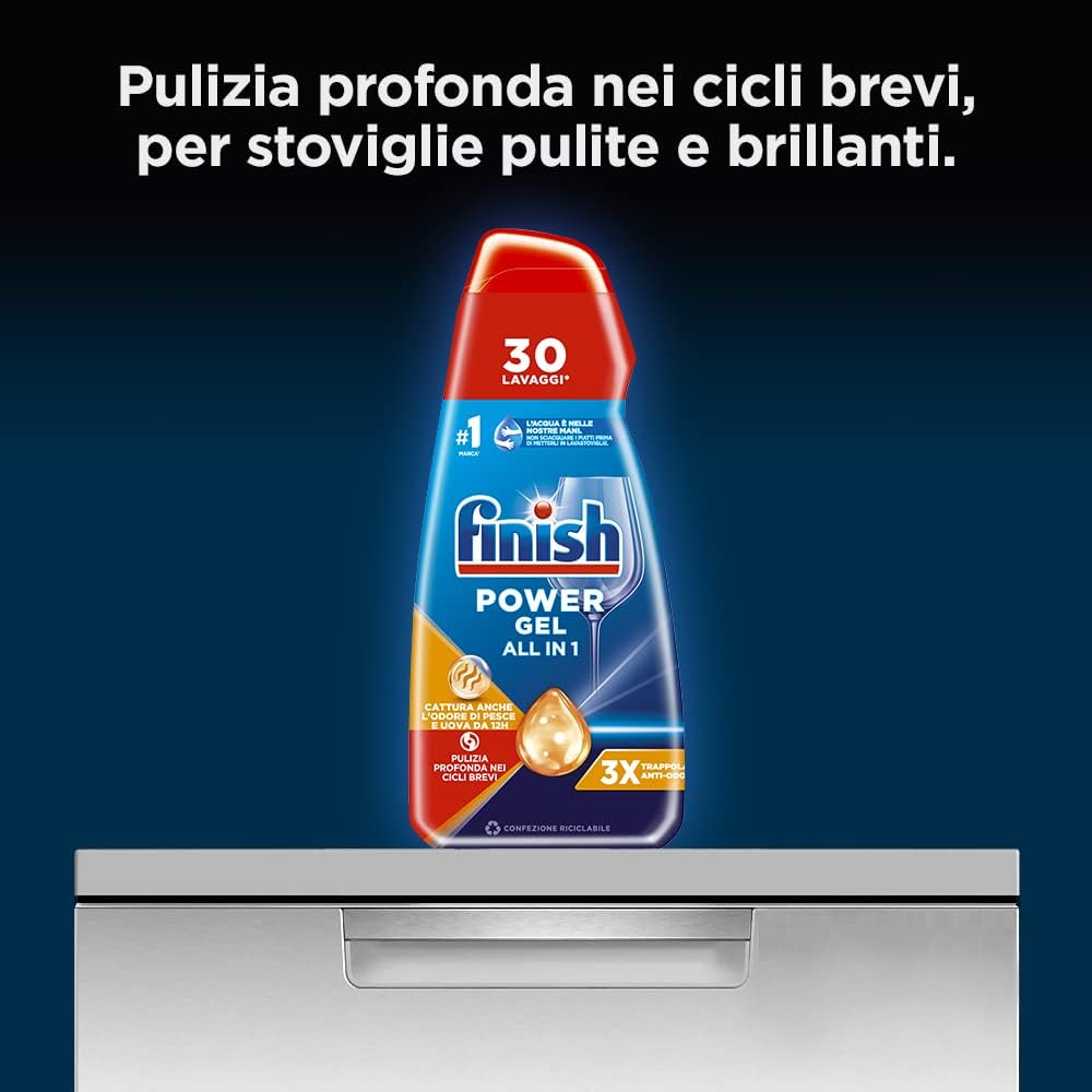 Detalle 2 de Finish Powergel detersivo lavastoviglie 210 lavaggi