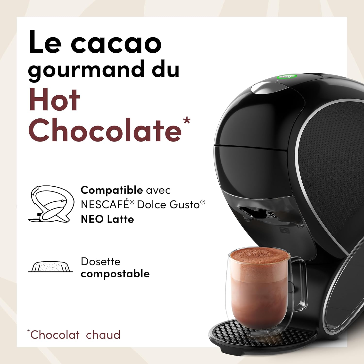 Thumbnail 2 de NESCAFÉ Dolce Gusto NEO Hot Chocolate – 60 sachets (5 x 12)