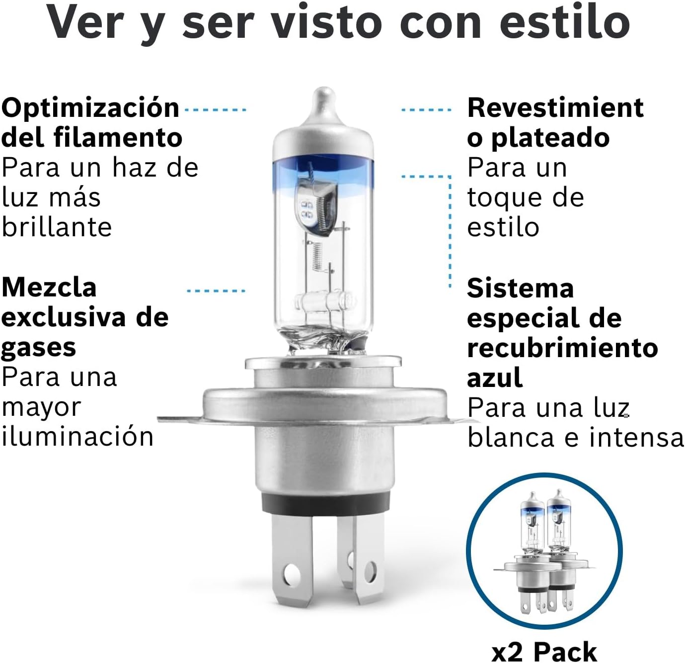 Thumbnail 5 de Bosch H4 Plus 120 Gigalight lámparas H4