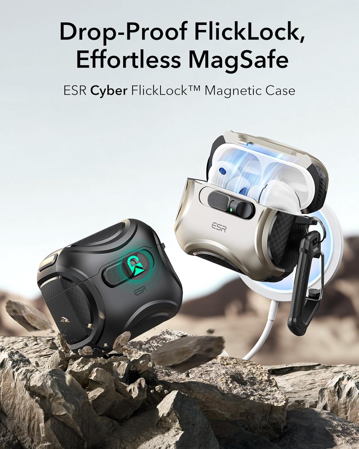 Thumbnail 2 de ESR Cyber Series AirPods Pro 3 Case 2025