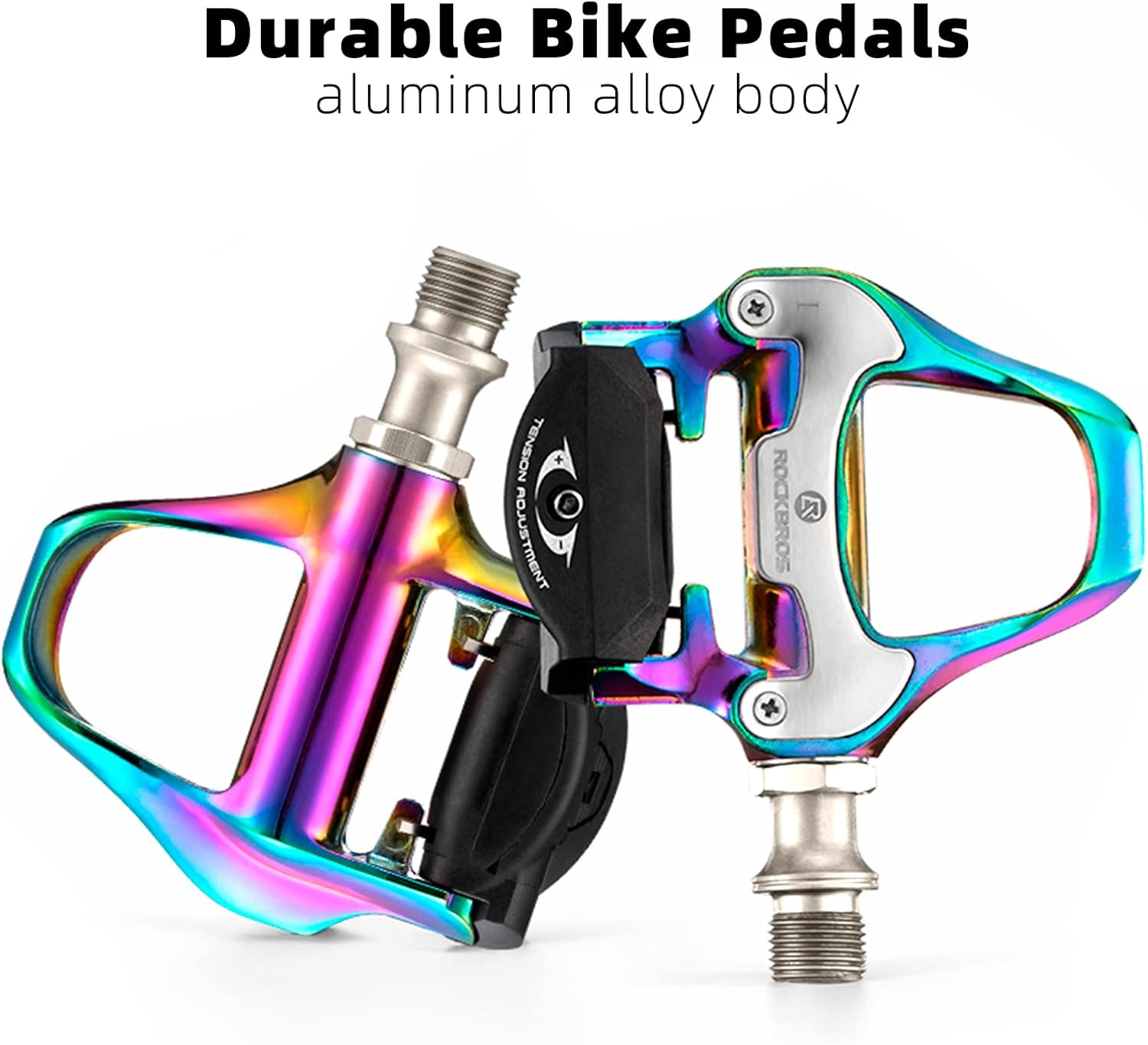 Thumbnail 4 de ROCKBROS clipless road bike pedals, 9/16-inch spindle