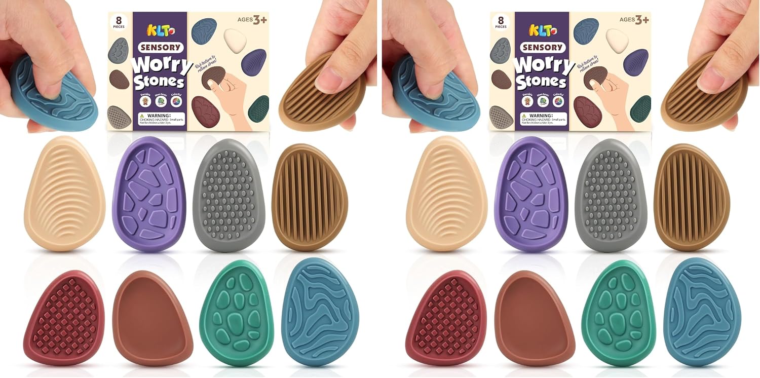 Thumbnail 6 de Sensory Fidget Stones 8-Pack