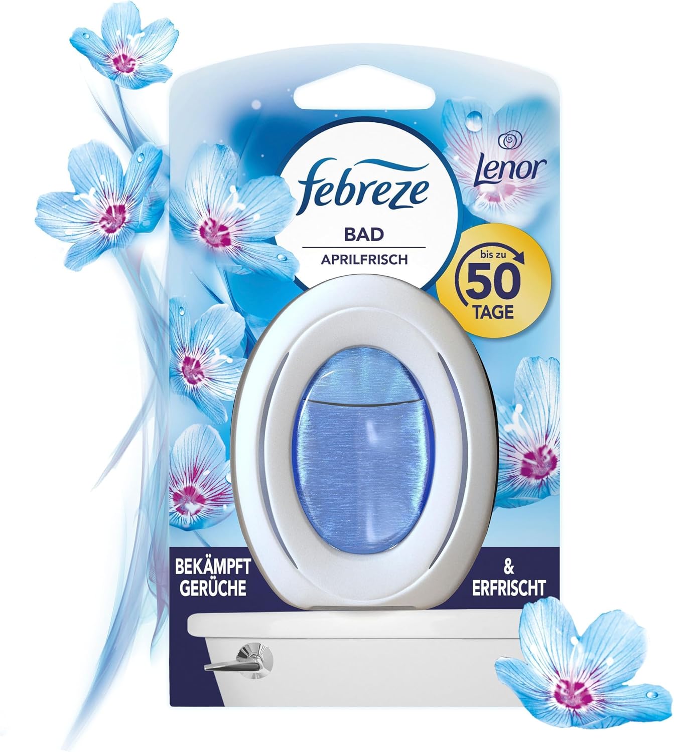 Thumbnail 6 de Febreze Bad Lufterfrischer Lenor Aprilfrisch 5 Stück