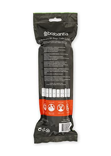Thumbnail 2 de Brabantia Sacs Poubelle Perfect Fit G/23-30L – 120 sacs en blanc, duo pratique de 6 rouleaux