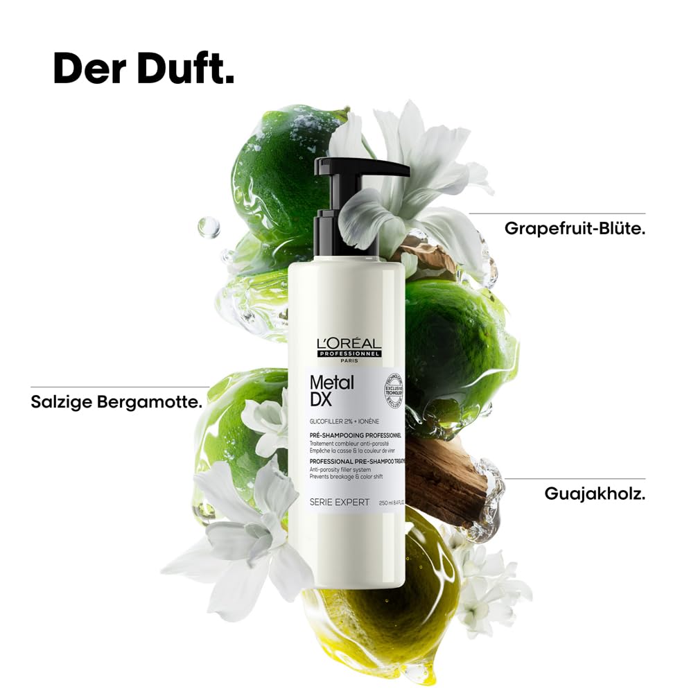 Detalle de L’Oréal Professionnel Metal DX Pre-Shampoo – Anti-Haarbruch, 250 ml