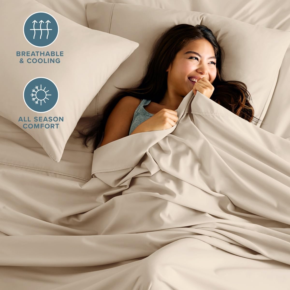 Thumbnail 1 de Bare Home Microfiber Sheet Set, Twin XL