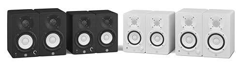 Detalle de Yamaha HS4 Studio Monitor – Coppia di monitor da studio attivi a 2 vie, woofer 4,5" e tweeter 1
