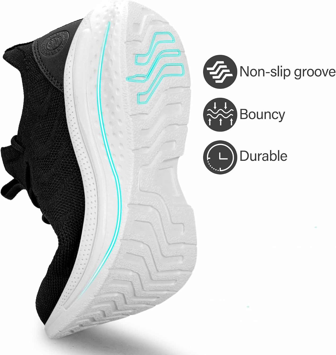 Detalle 2 de Pujcs Men’s Slip-On Lightweight Tennis Shoes for Work, Gym & Running