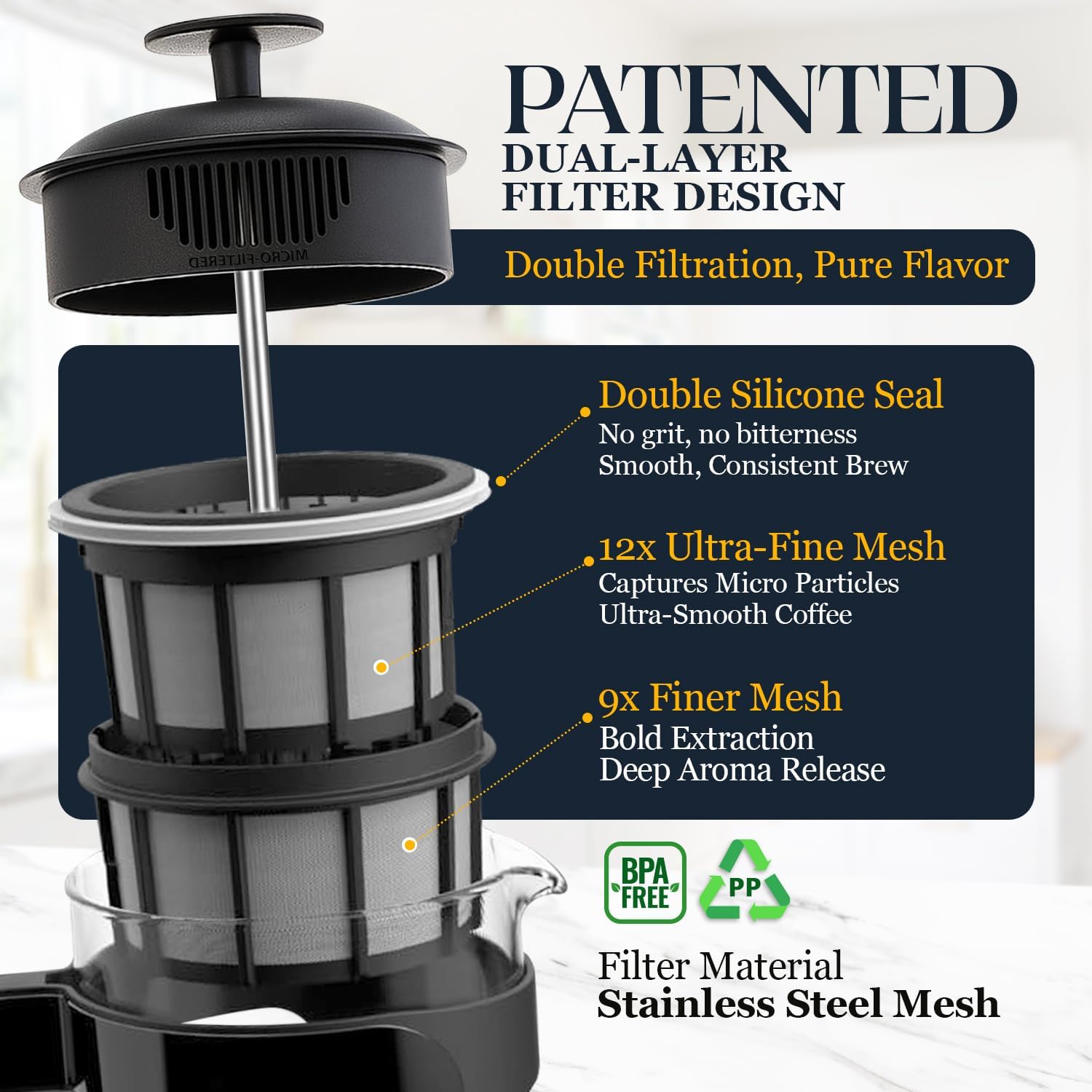 Detalle de ESPRO P3 French Press Coffee Maker 32 oz