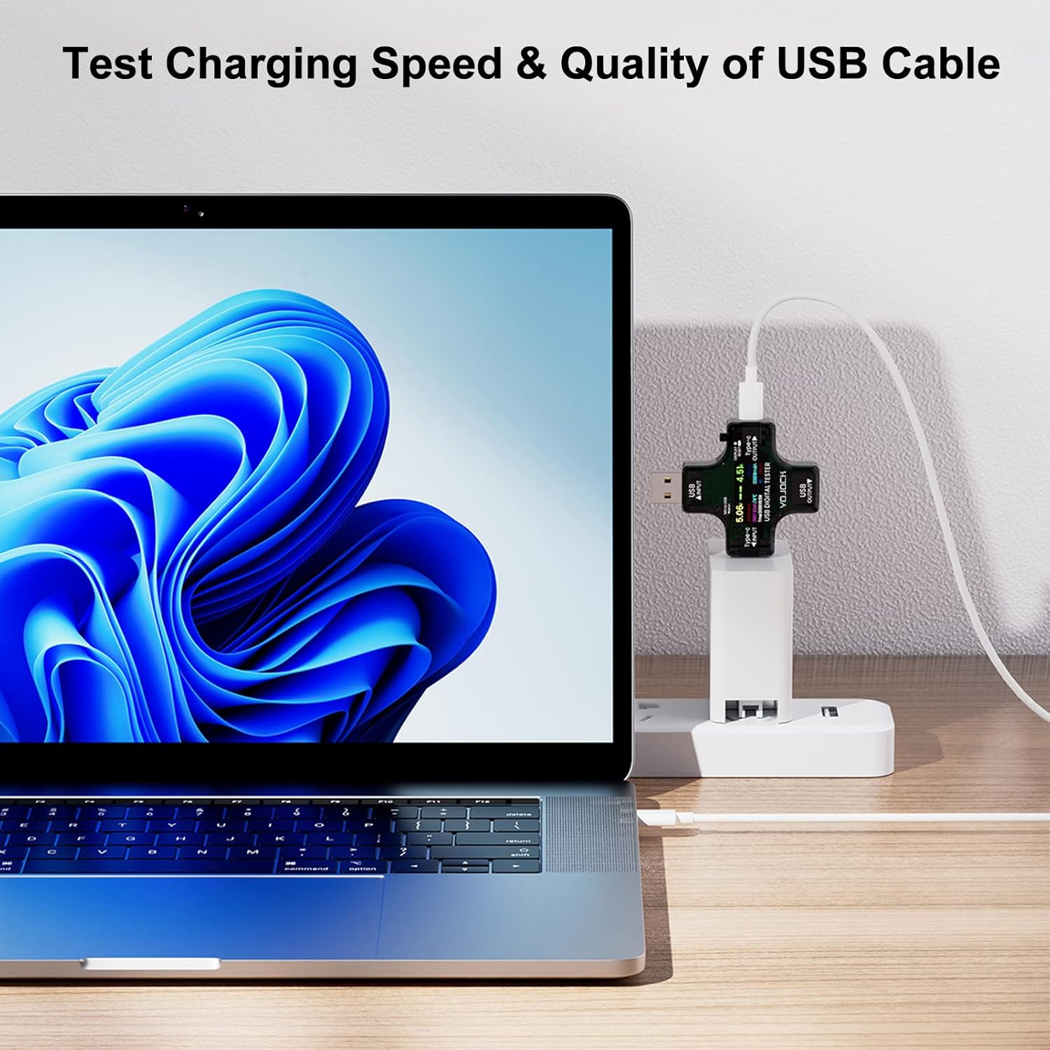 Thumbnail 3 de USB Tester Messgerät 2-in-1 USB C Strommessgerät 0-8A