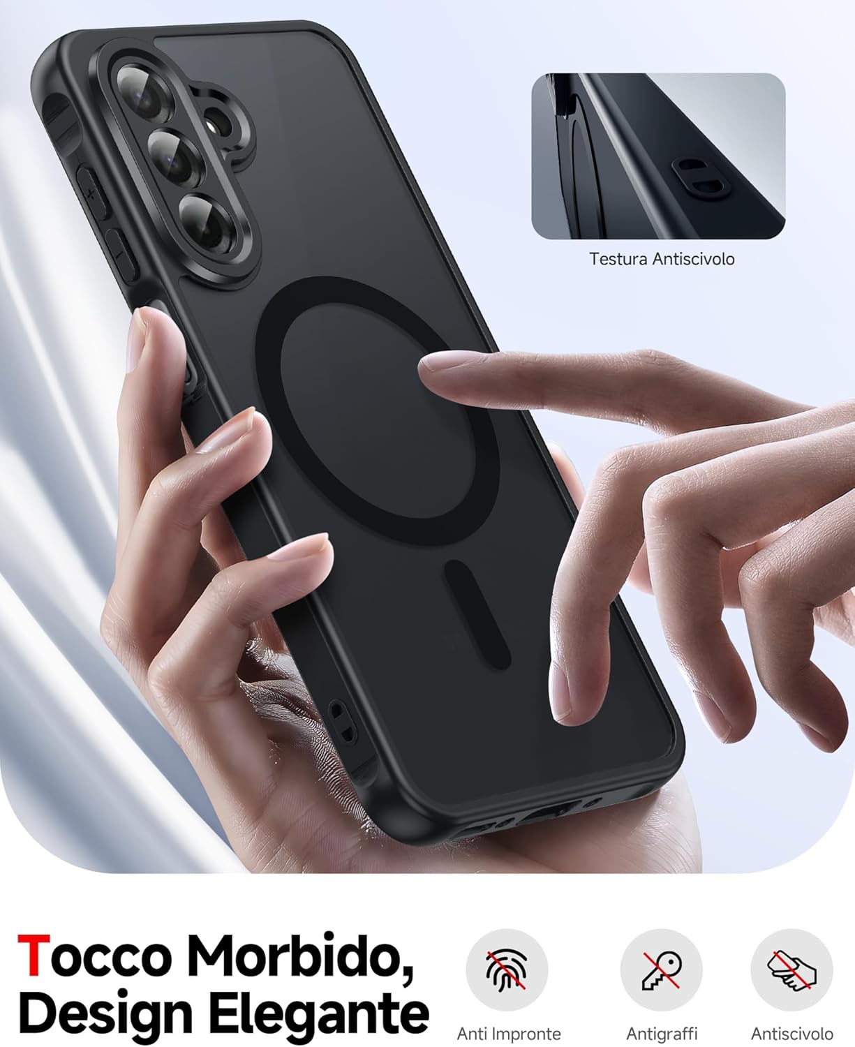 Detalle de LeYi Cover magnetica Galaxy A26 5G