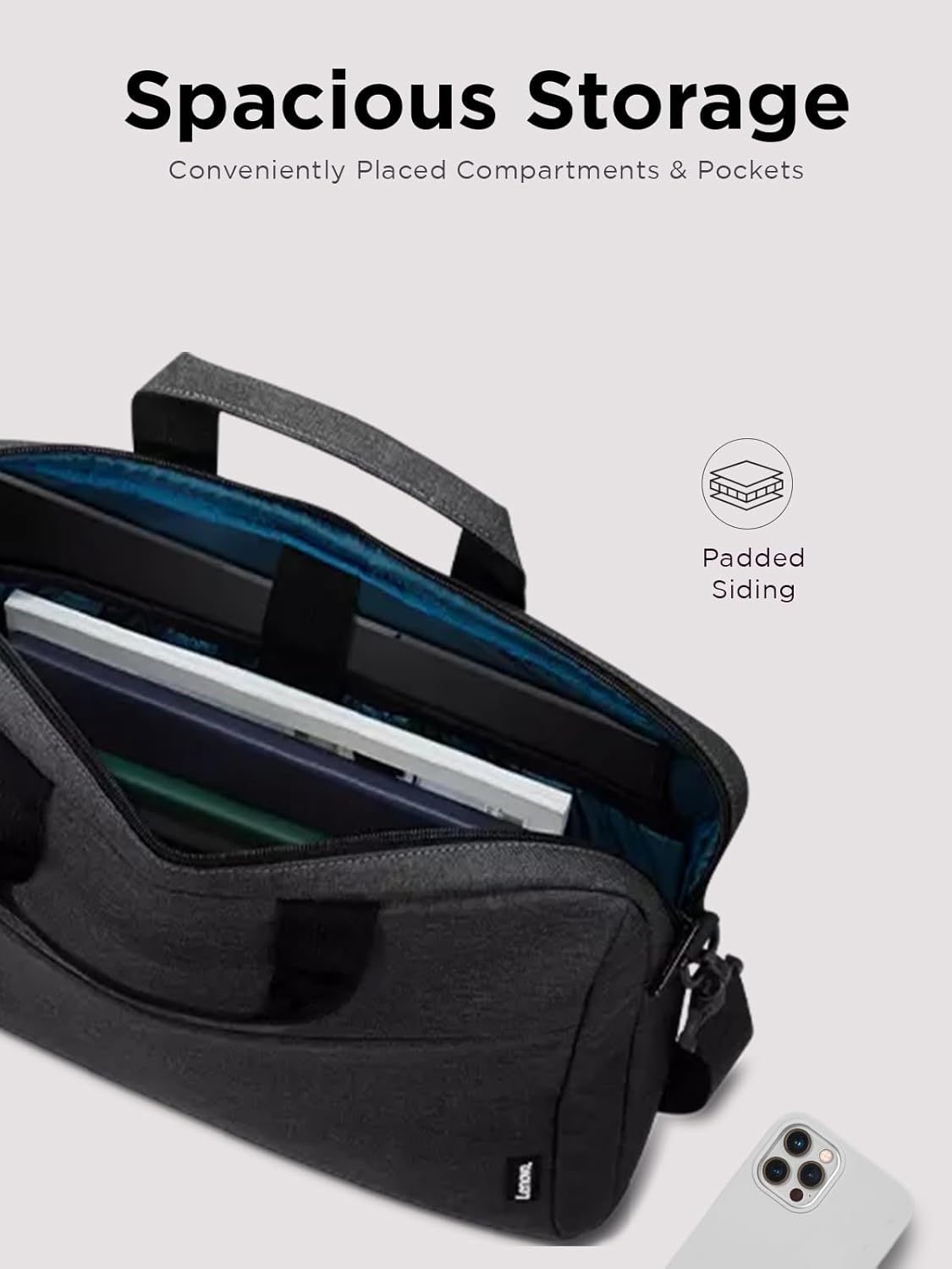 Detalle 2 de Lenovo T210 maletín para portátil 15,6"