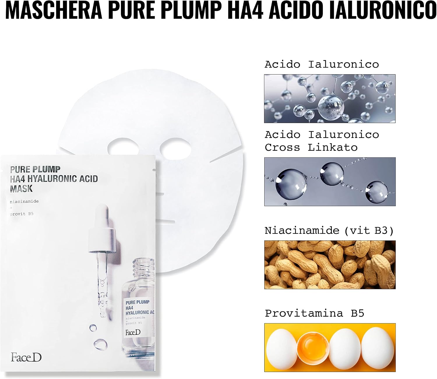 Thumbnail 3 de Face D Maschera Viso Pure Plump Idratante