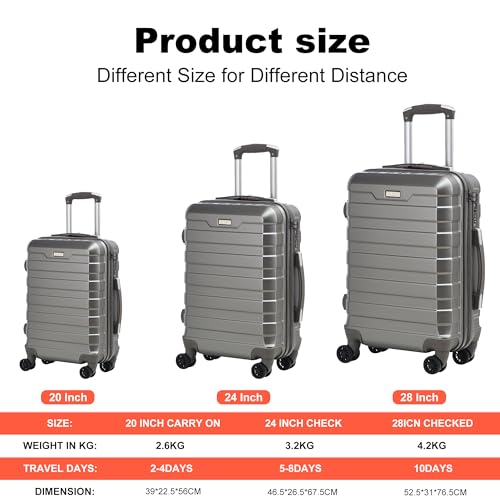 Thumbnail 7 de RMW Suitcase 24 Inch Medium Hard Shell Check-in Luggage