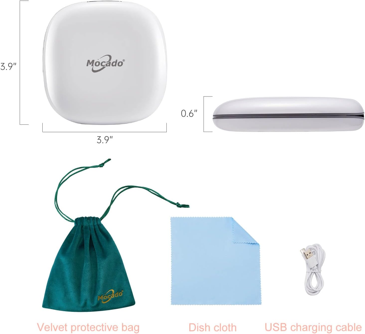 Thumbnail 6 de Mocado Compact LED Magnifying Mirror 4 inch