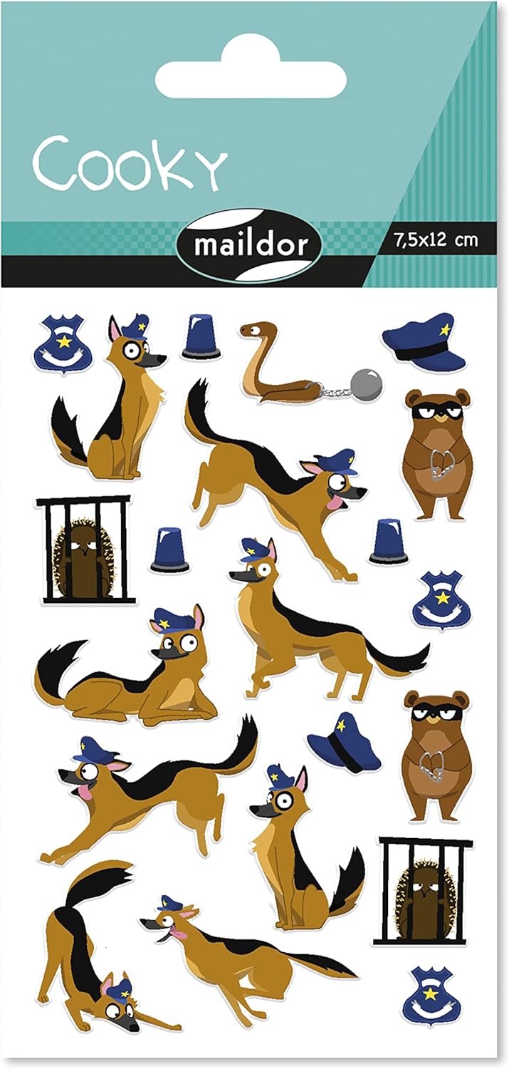 Thumbnail 6 de MY MANDARINE CY112Cpack - GOMMETTES 3D Cooky: LOT DE 10 planches 12x8 cm, 280 stickers ANIMAUX SUPER-HEROS
