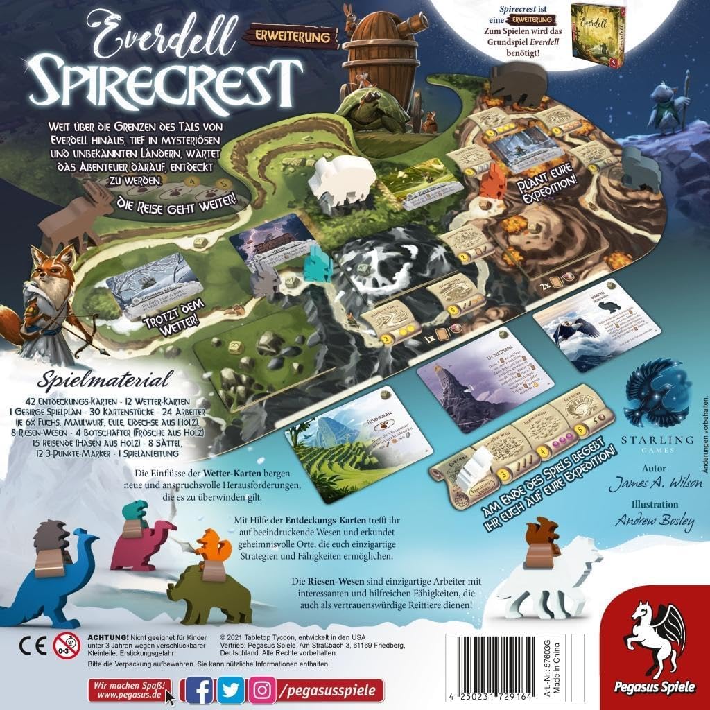 Thumbnail 4 de Pegasus Spiele Everdell: Spirecrest 🎲