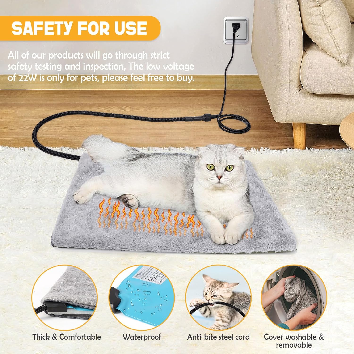 Thumbnail 6 de Heated Outdoor Cat House Green