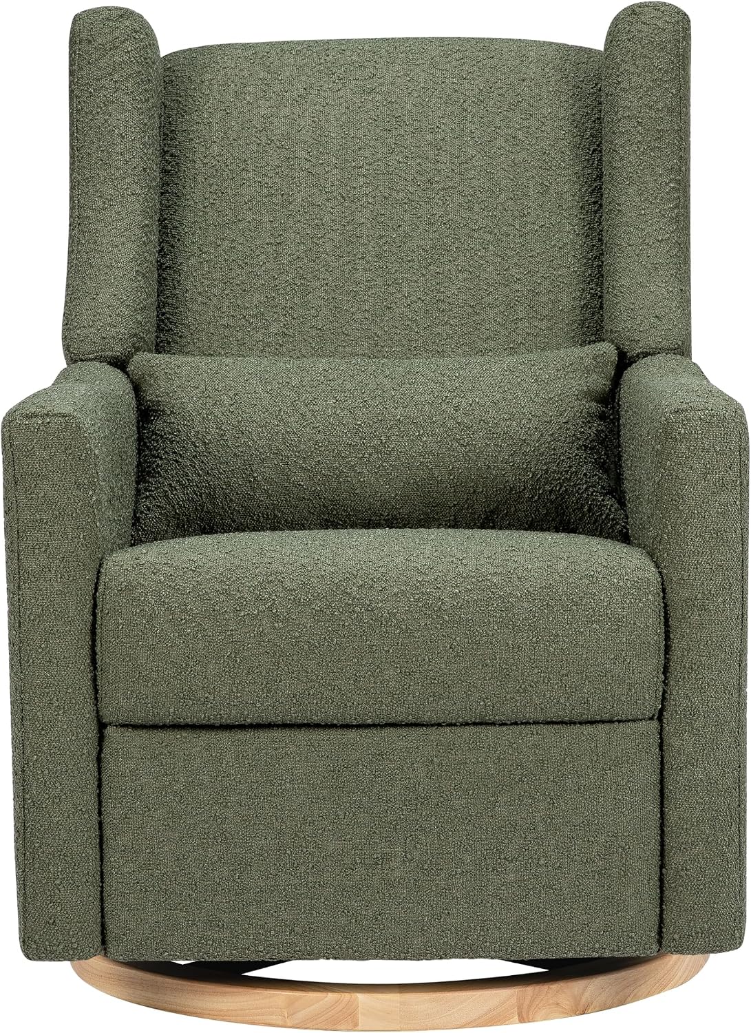 Detalle de Babyletto Electric Recliner Glider in Olive Boucle