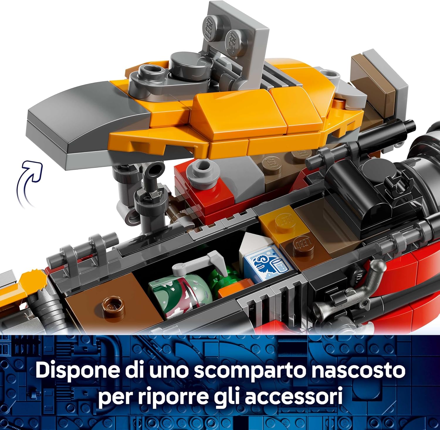 Thumbnail 2 de LEGO Star Wars 75437 Speeder di Cobb Vanth – Giocattolo con Cobb Vanth e Cad Bane