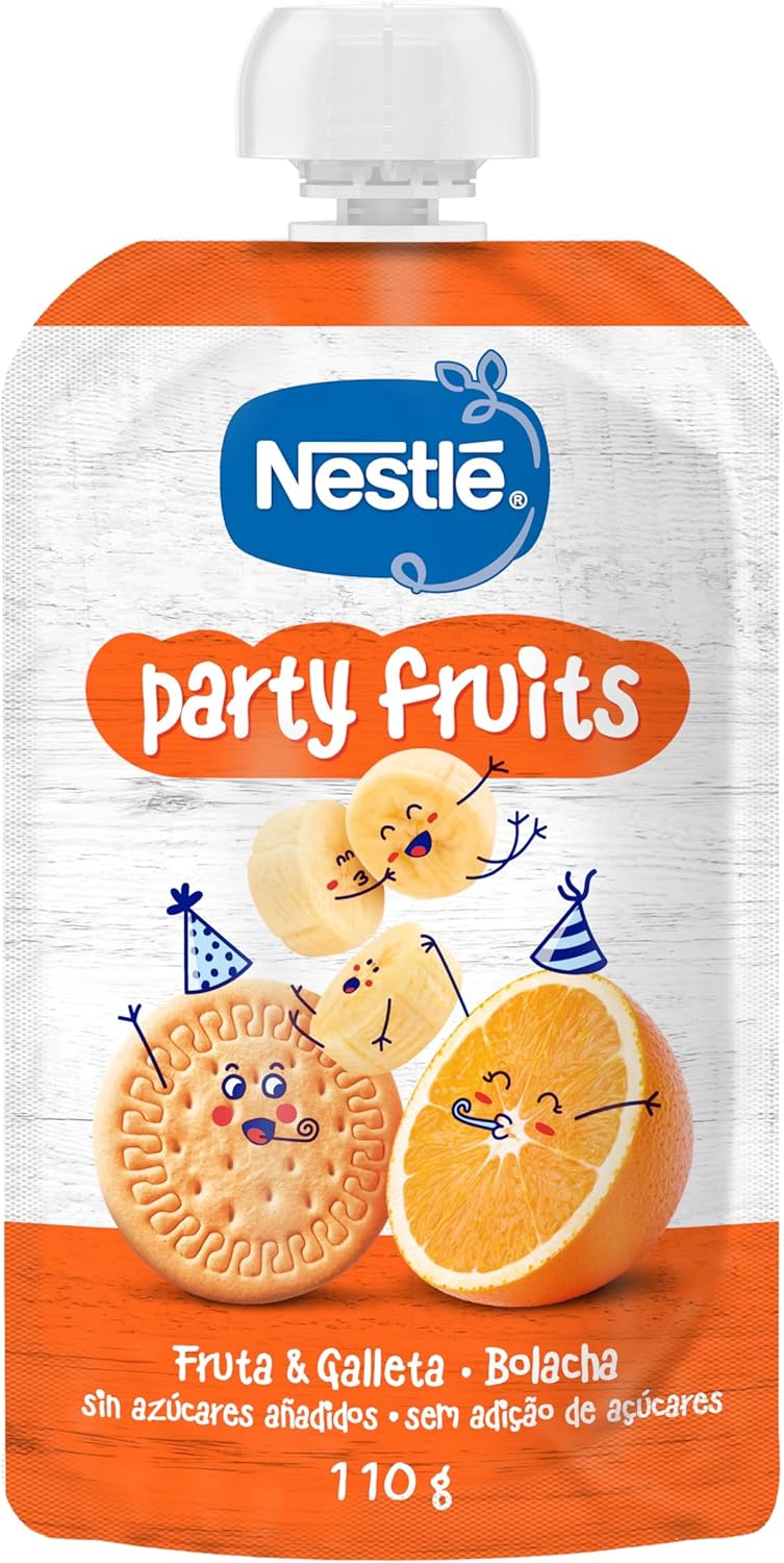 Thumbnail 1 de Nestlé Pure Party Fruits Pouch - Puré de Frutas para Niños 🍎