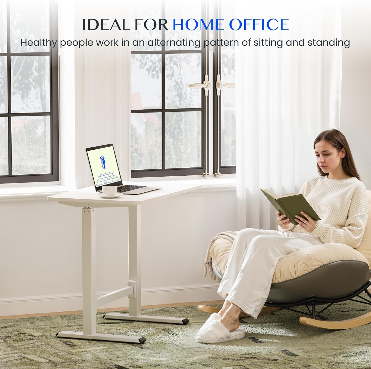 Thumbnail 6 de FLEXISPOT Small Standing Desk 80×50cm