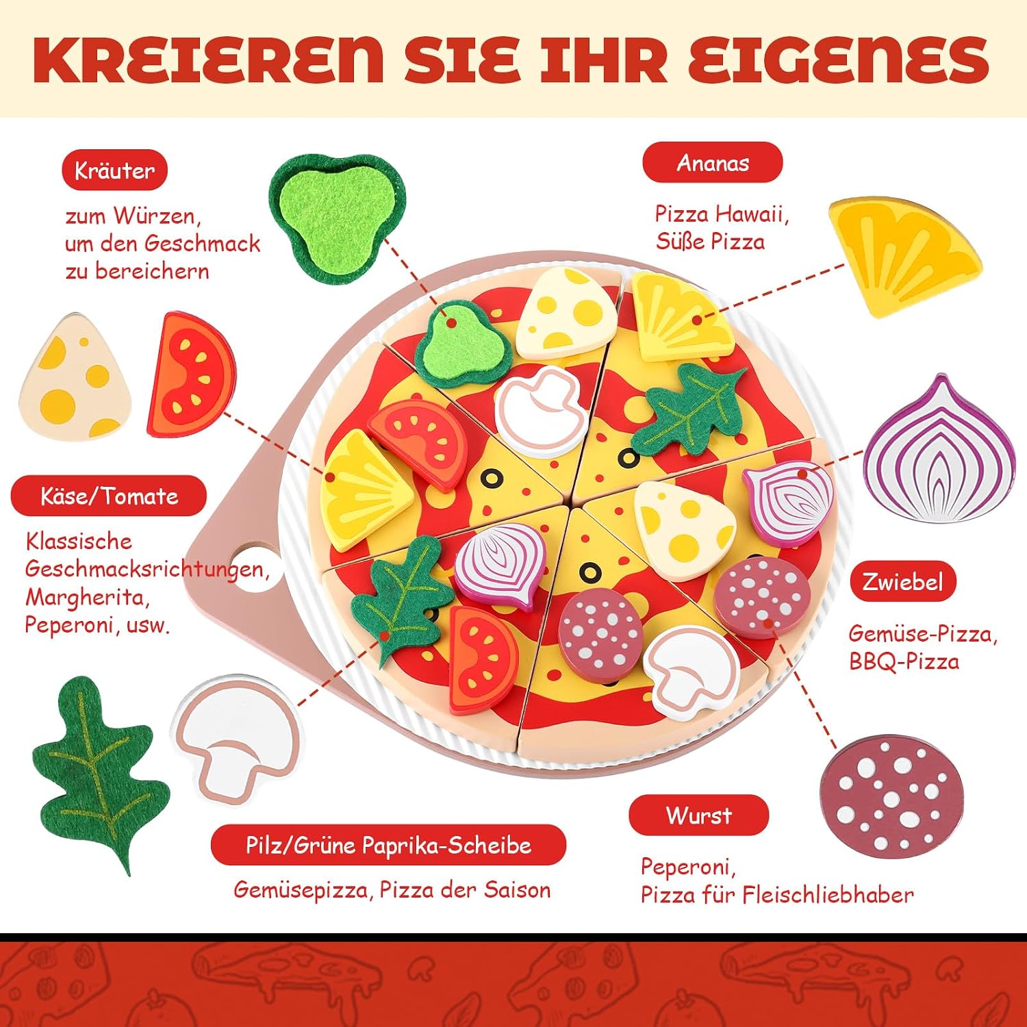 Thumbnail 2 de GAGAKU Pizza Set 27-teilig