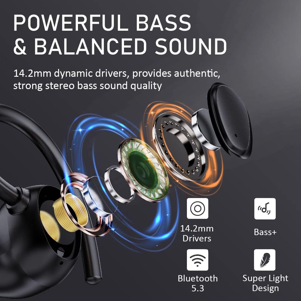 Thumbnail 2 de Wireless Earbuds with Bluetooth 5.3 and IPX7 Waterproof Seal