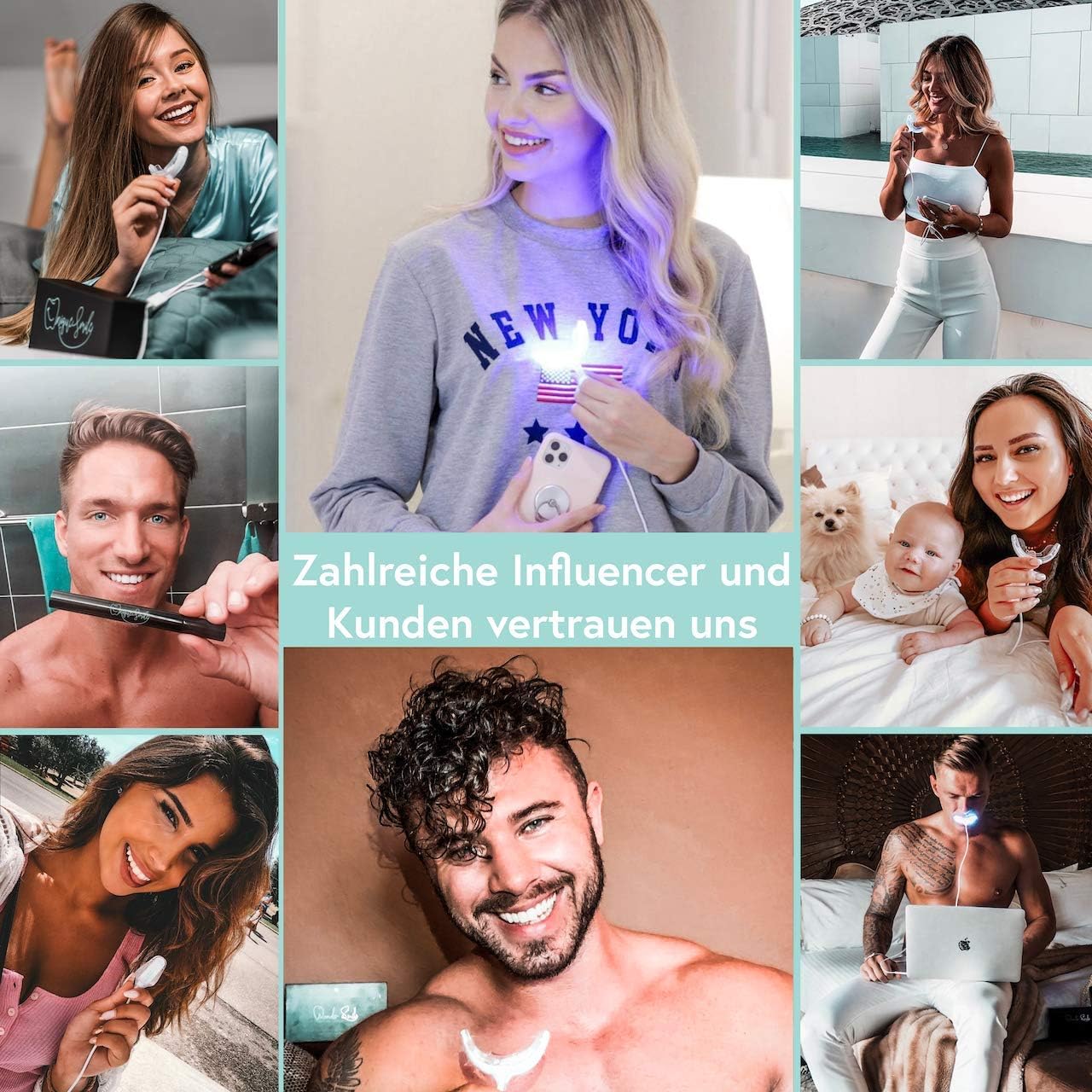 Thumbnail 3 de UniqueSmile Teeth Whitening Kit „All in One Bundle“ – Nachfüll-Set mit 3 Gel-Stiften (für bis zu 15 Anwendungen)
