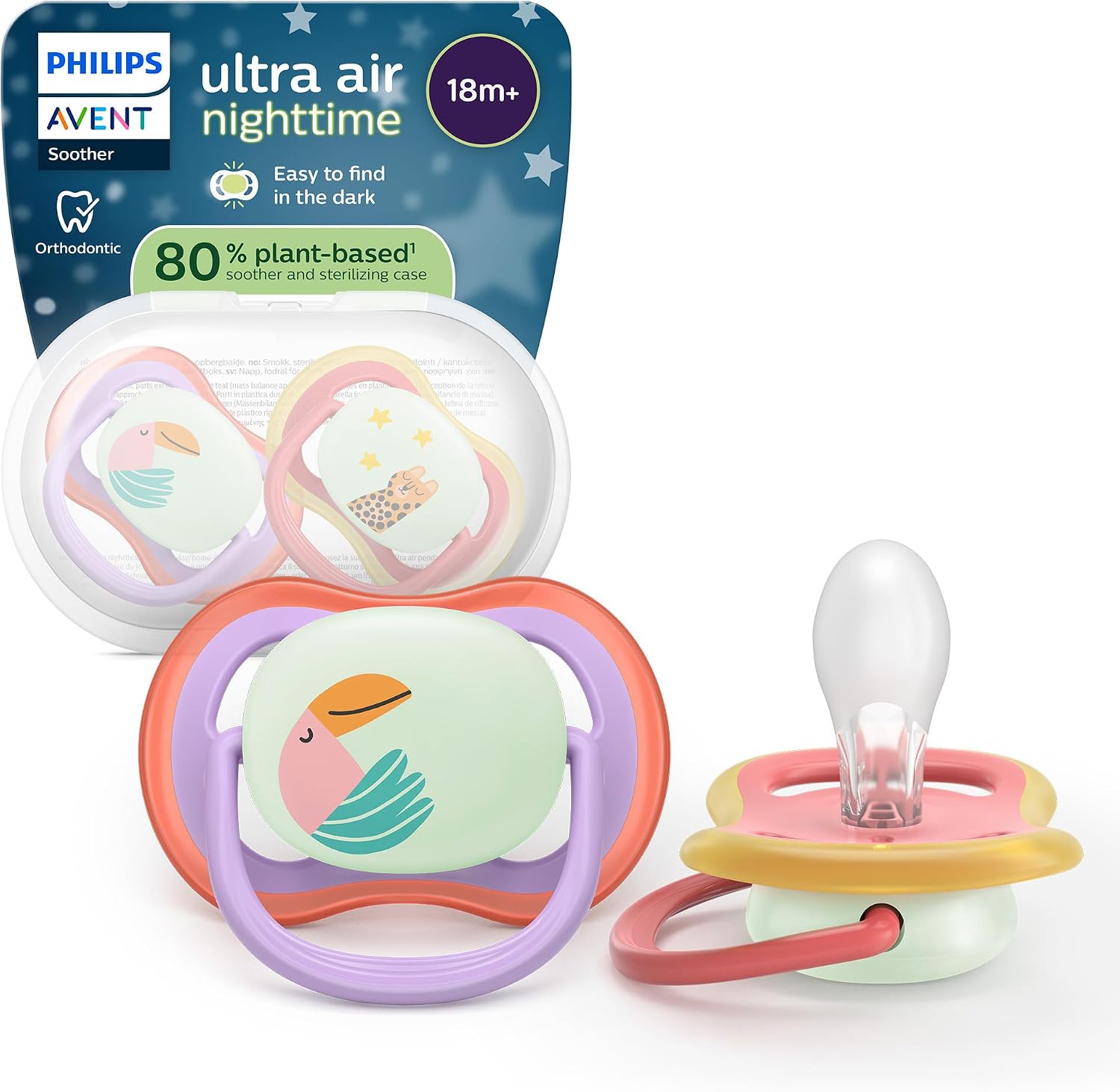 Thumbnail 6 de Philips Avent Ultra Air SCF349/55 fopspenen, 18+ maanden, siliconen, 4 stuks