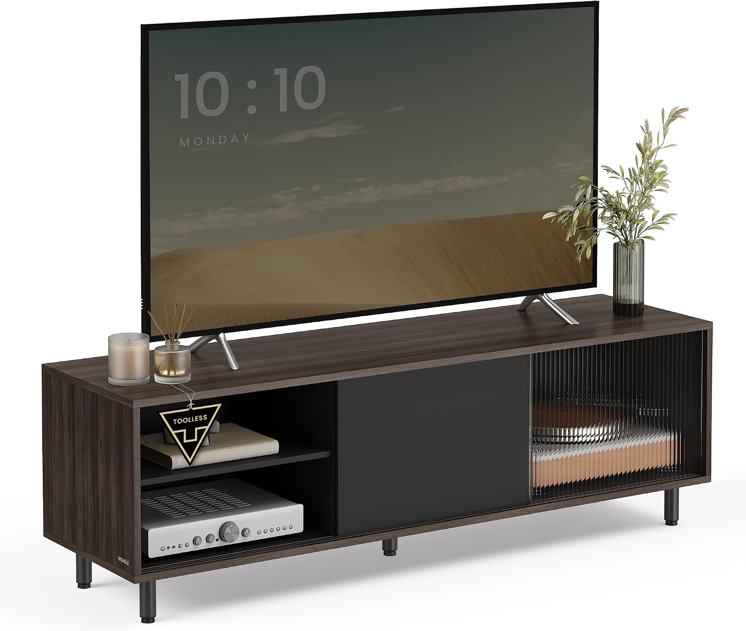 Thumbnail 5 de VASAGLE mueble TV 60'' Blanco
