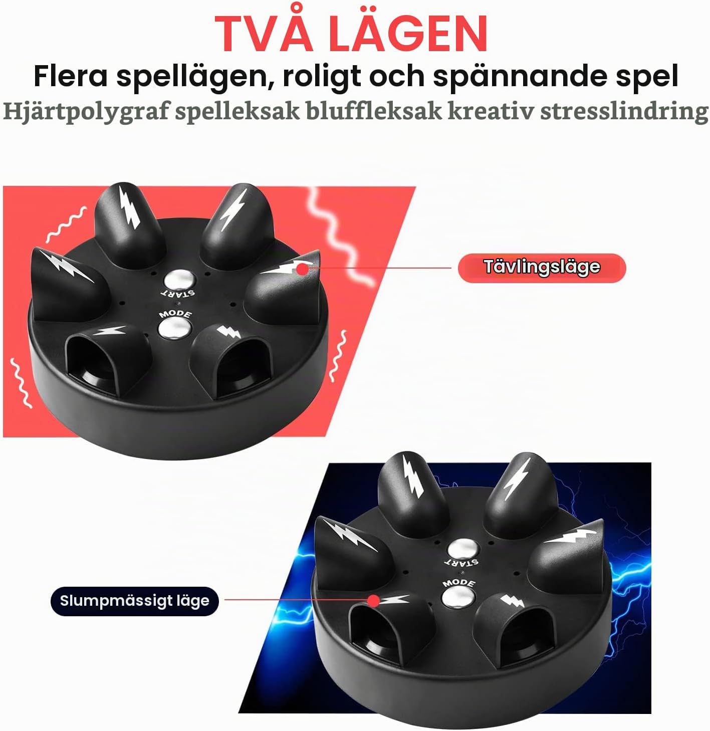Detalle 2 de OSDUE Electro Shock Detector – elektrisk chockroulette för vuxna, 2–6 spelare