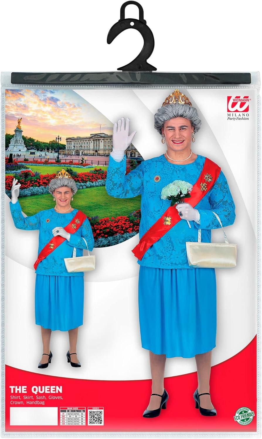 Thumbnail 4 de Costume homme « The Queen » W WIDMANN MILANO Party Fashion, look royale pour carnaval (taille M/L)