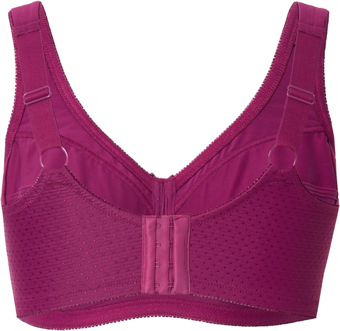 Detalle de Ulla Popken Damen Große Größen Übergrößen Plus Size Entlastungs-BH, Struktur, ohne Bügel (801187)