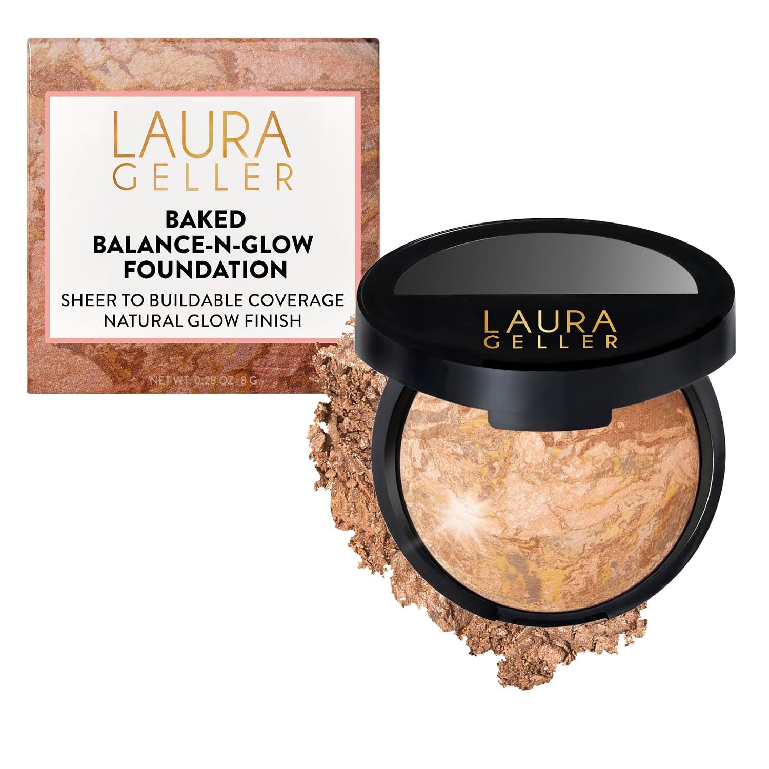 Detalle de Laura Geller New York Baked Balance-N-Glow Base Illumination Foundation Medium Coverage ๐