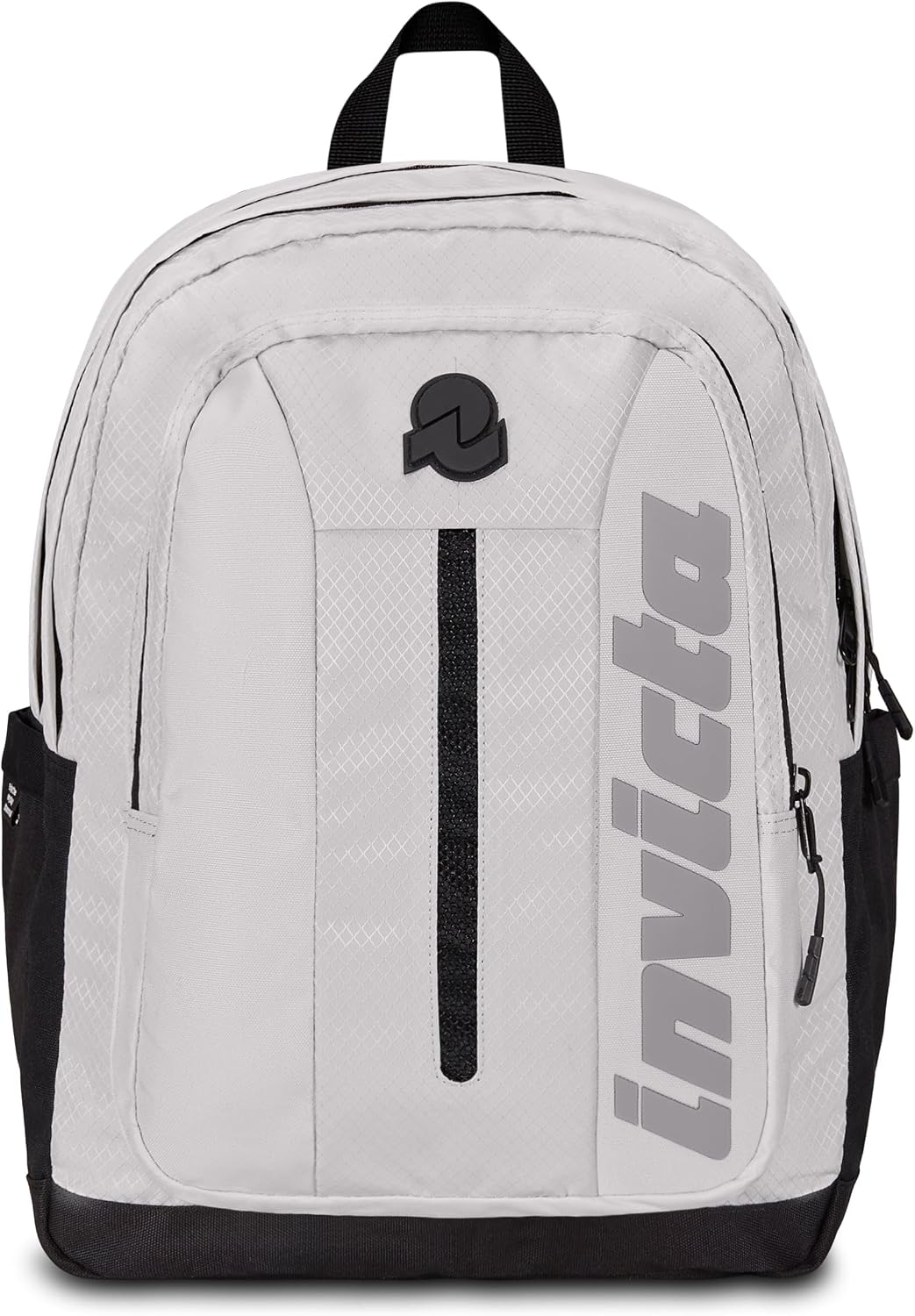 Detalle de Invicta Zaino JELEK Bianco con luci LED e tasche multifunzione, 32 x 43 x 25 cm