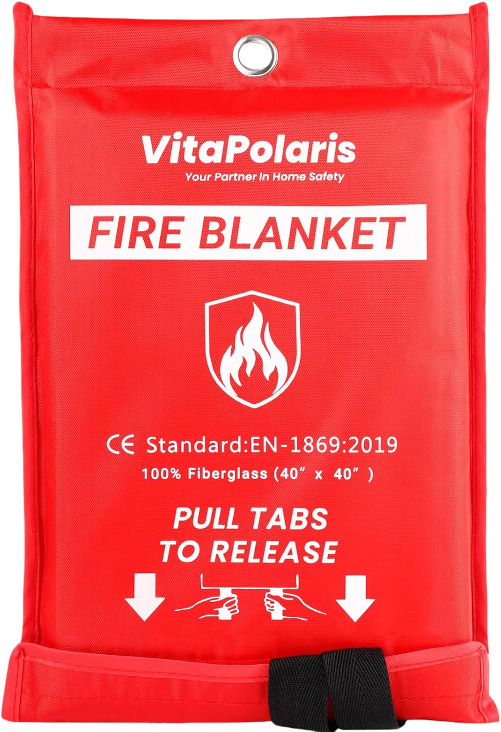 VitaPolaris Heavy-Duty Fire Blanket 4-Pack 🧯