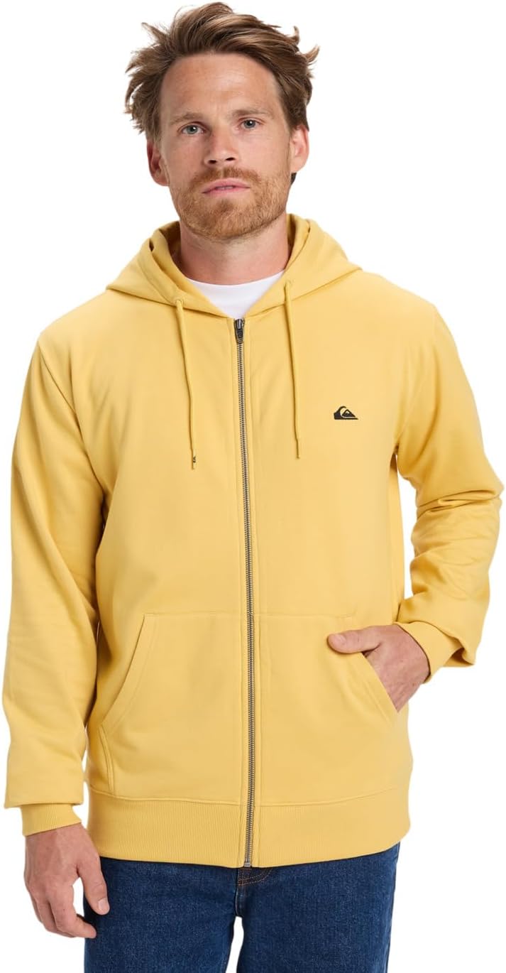 Detalle de Quiksilver Basic Hood Zip Young: cardigan con cappuccio per uomo, pacco da 1