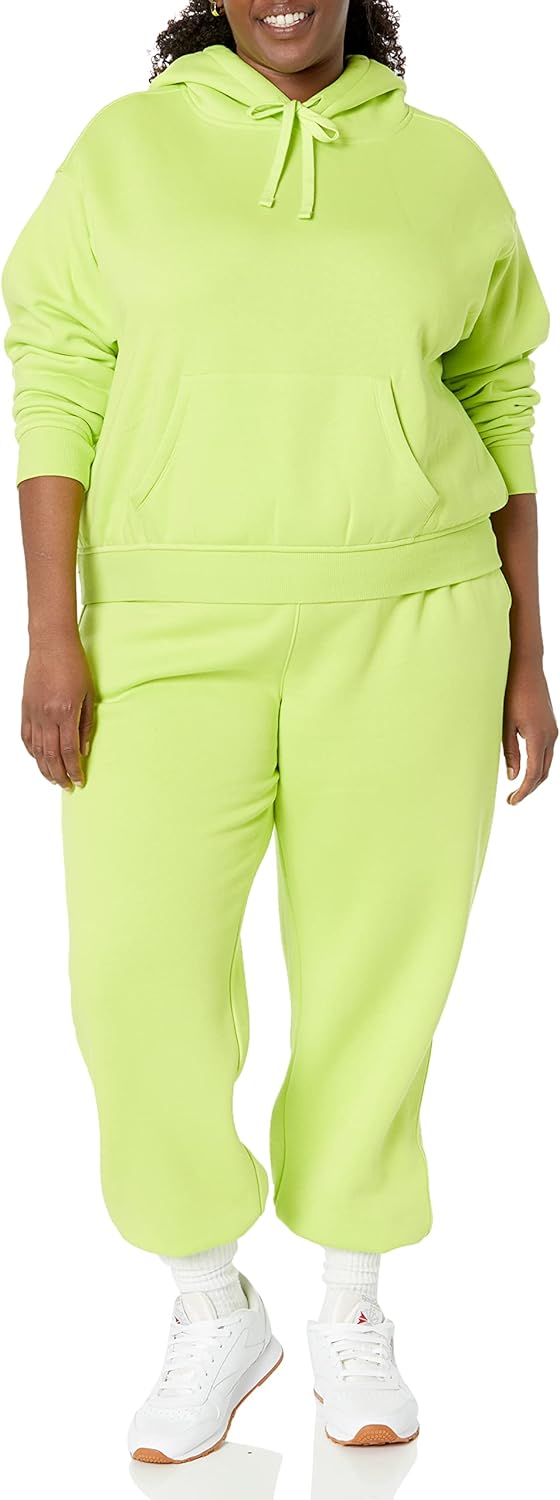 Thumbnail 6 de Amazon Essentials Damen Kurzer Kapuzenpullover aus gebürstetem Fleece (Übergröße) – gemütlich, responsibly hergestellt