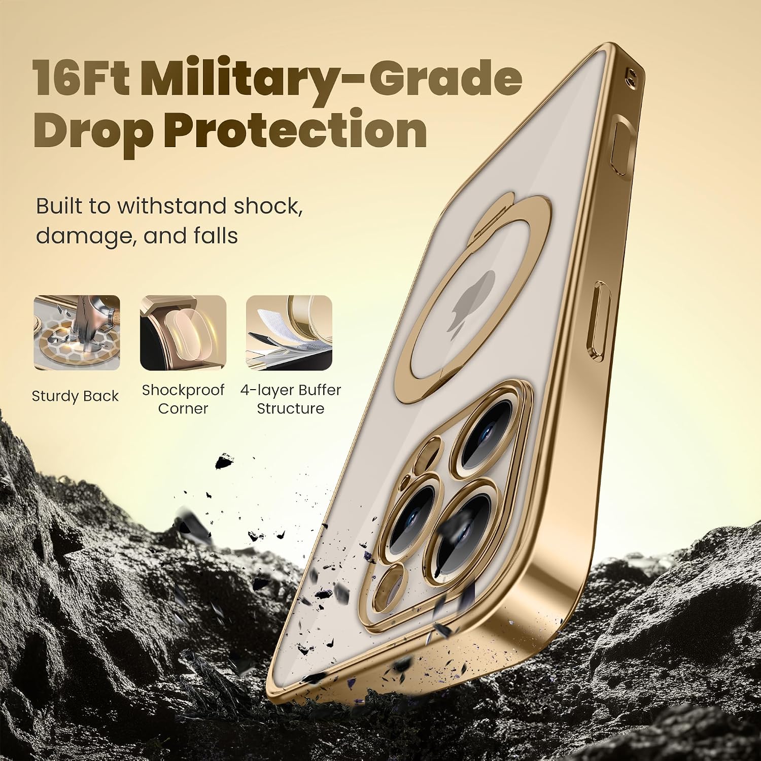 Thumbnail 5 de GolbinBox iPhone 15 Pro Max Magnetic Case with 360° Spin