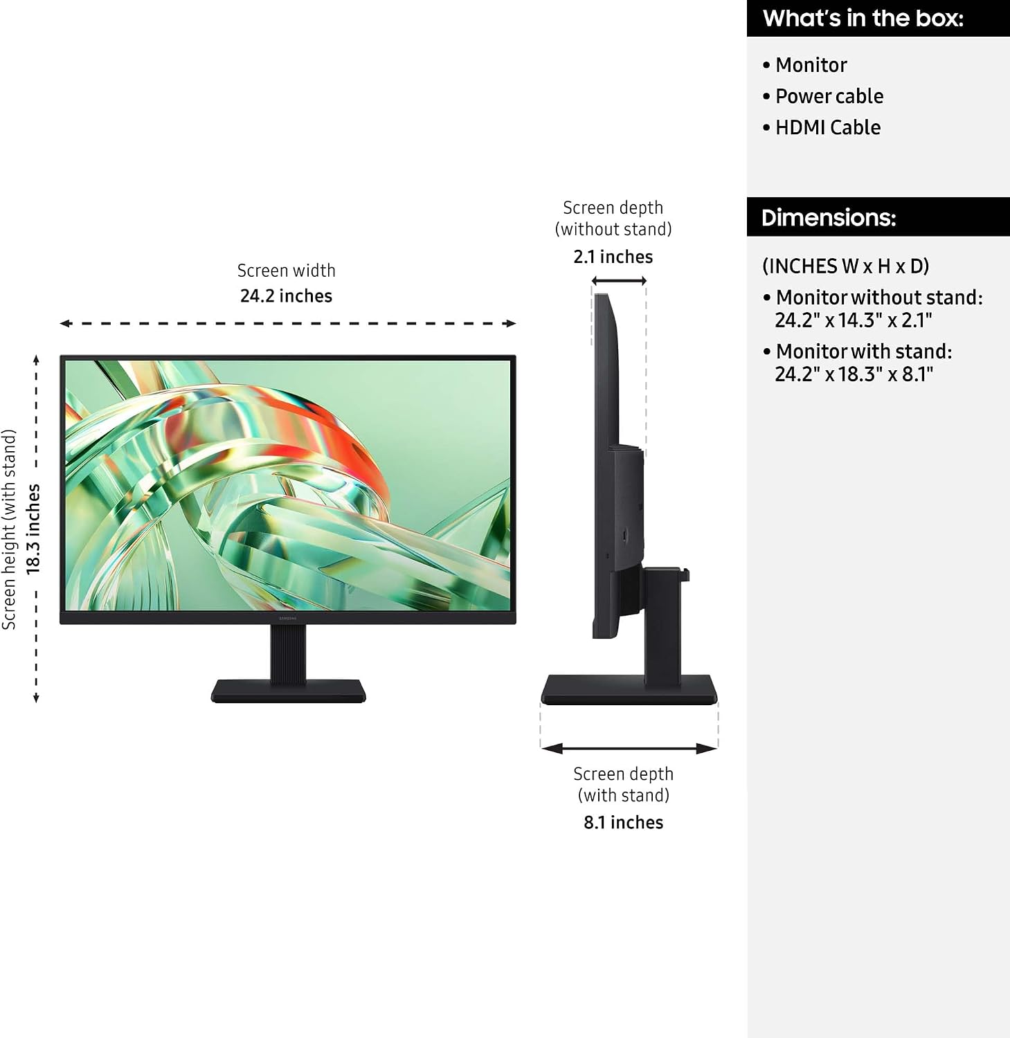 Thumbnail 1 de Samsung 27-inch monitor