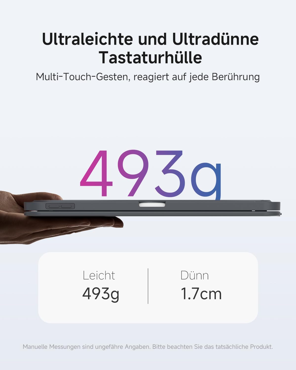 Thumbnail 5 de CACOE iPad 11 Hülle mit Tastatur A16 2025