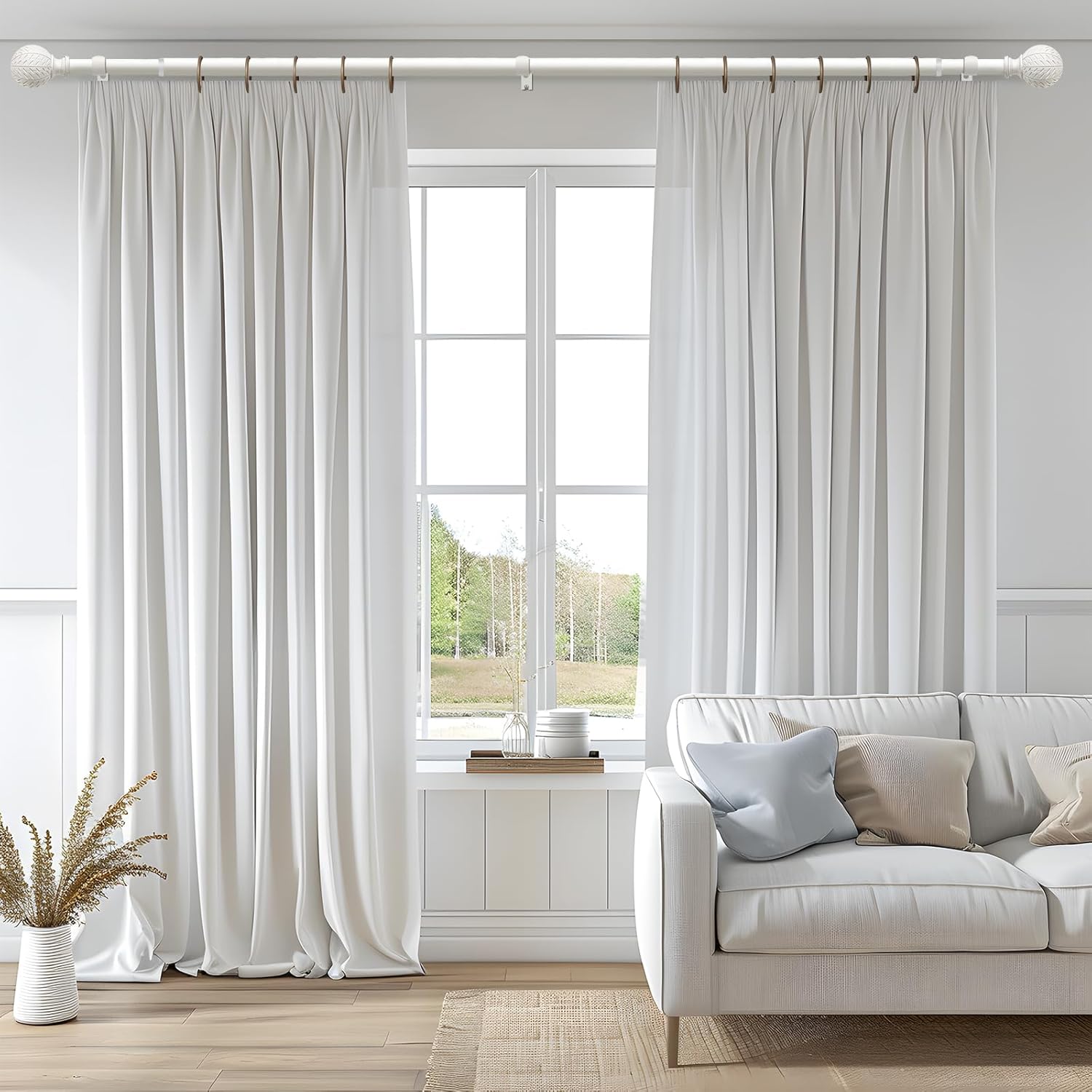 Detalle 2 de QDWIS Curtain Rod 1-Inch Diameter