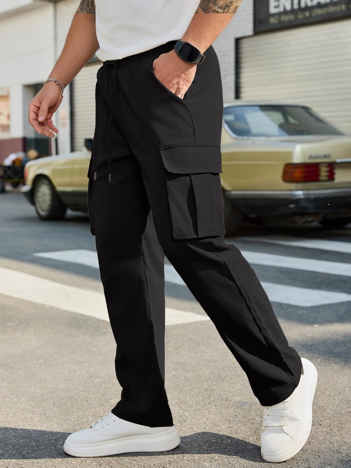 Thumbnail 2 de PLEPAN Men's Casual Cargo Pants 📘
